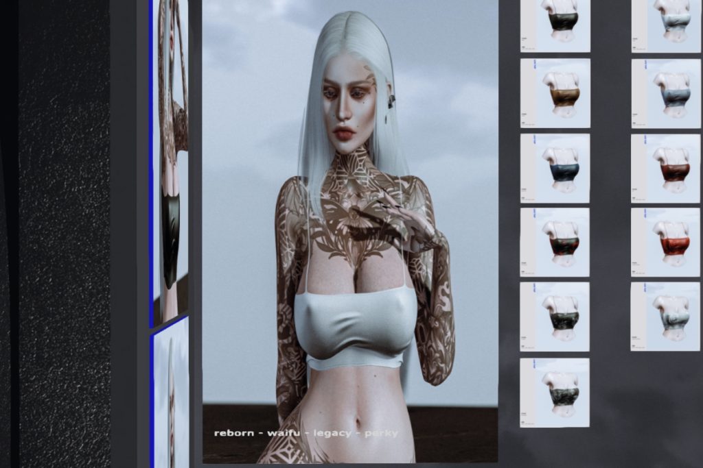 Lou Top - Legacy/Reborn/+mods, L$249 each/L$1199 FP