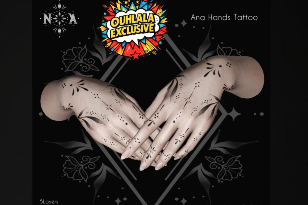 Ana Hand Tattoo, L$149