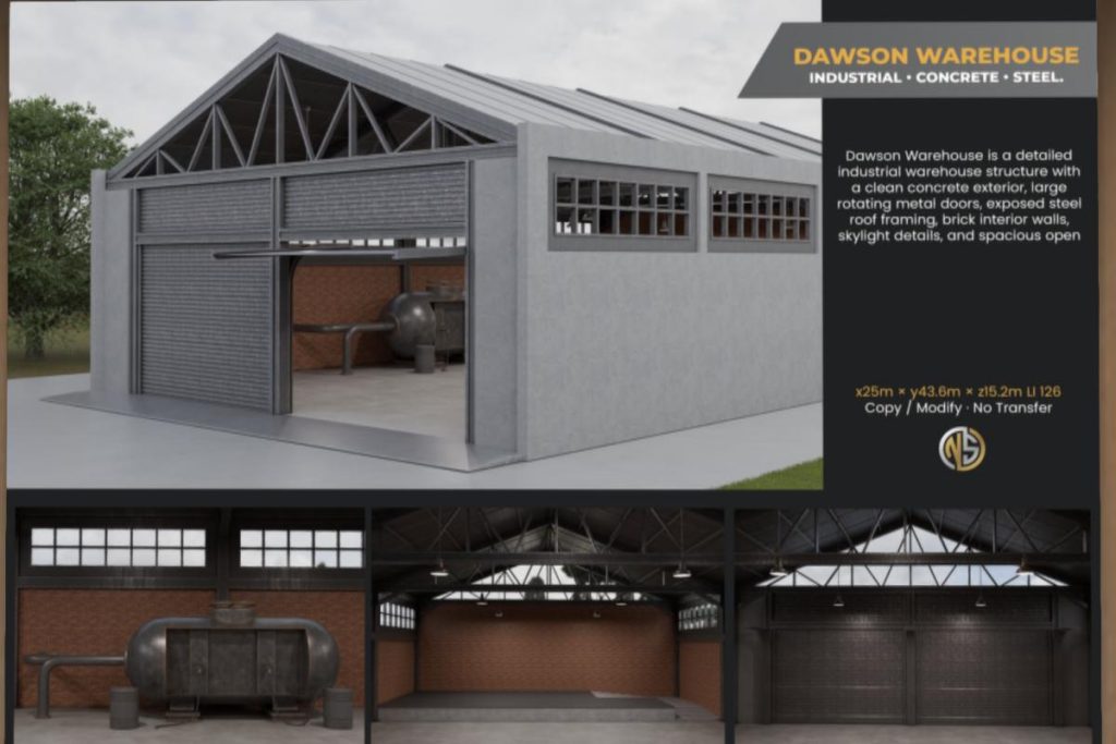 Dawson Warehouse, L$599