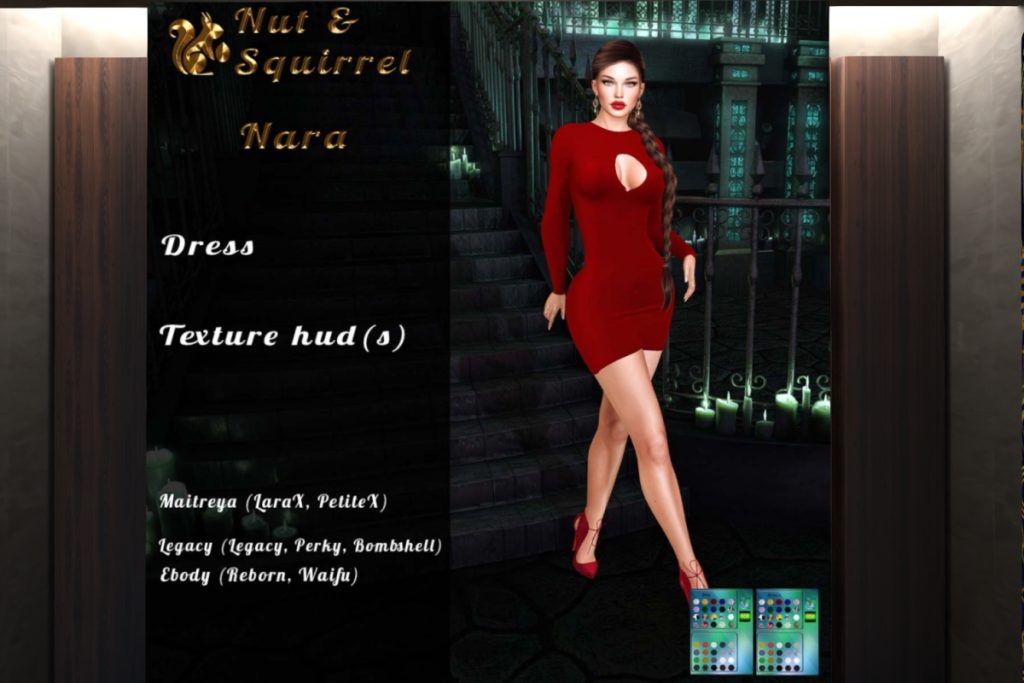 Nara Dress - Legacy/Maitreya/Reborn/+mods