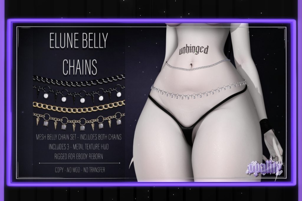 Elune Belly Chains - Reborn, L$499