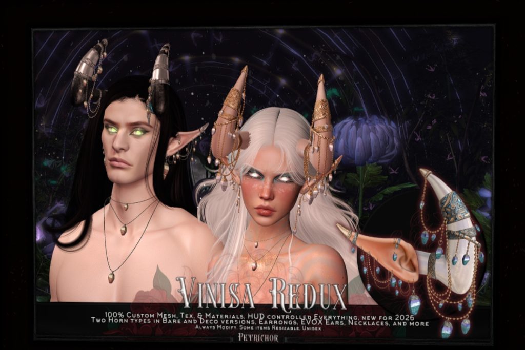 Vinisa Redux Set, L$599 each/L$2399 FP