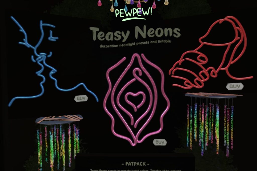 Teasty Neons, L$185-L$215 each