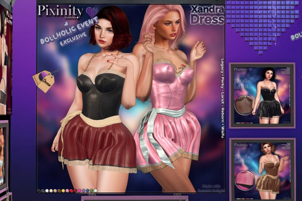 Xandra Dress - Legacy/MaitreyaX/Reborn/+mods, L$499 each/L$899 FP
