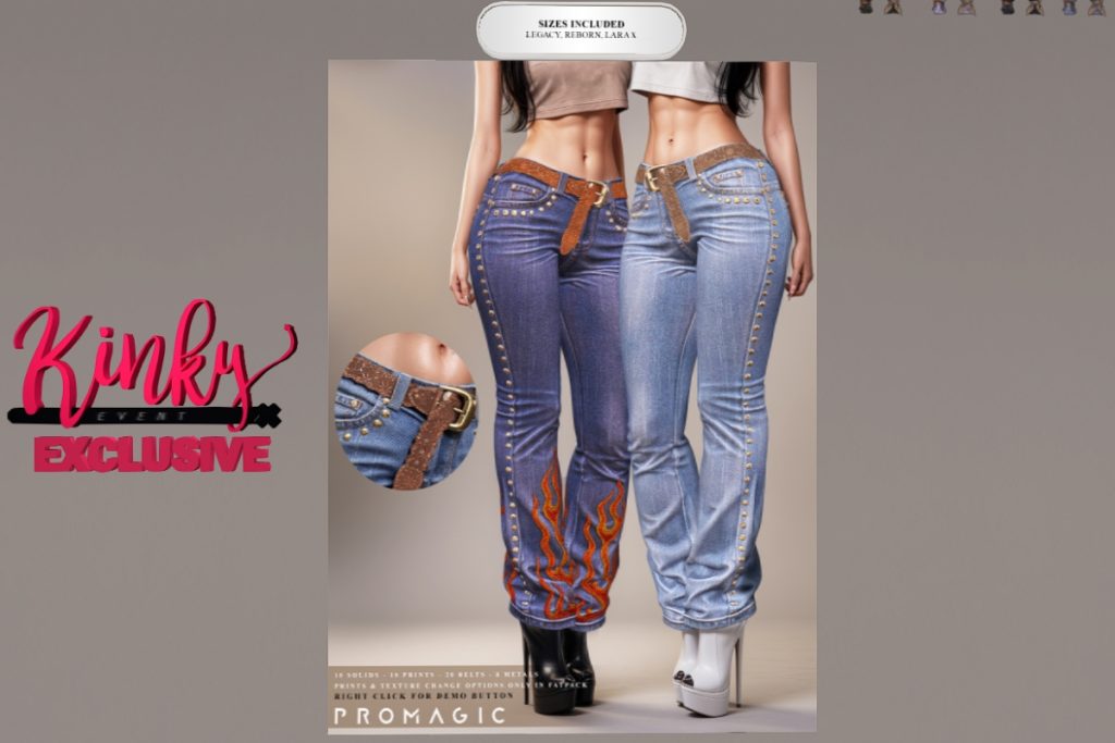 Pitamahi Jeans - Legacy/MaitreyaX/Reborn, L$377 each/L$2222 FP