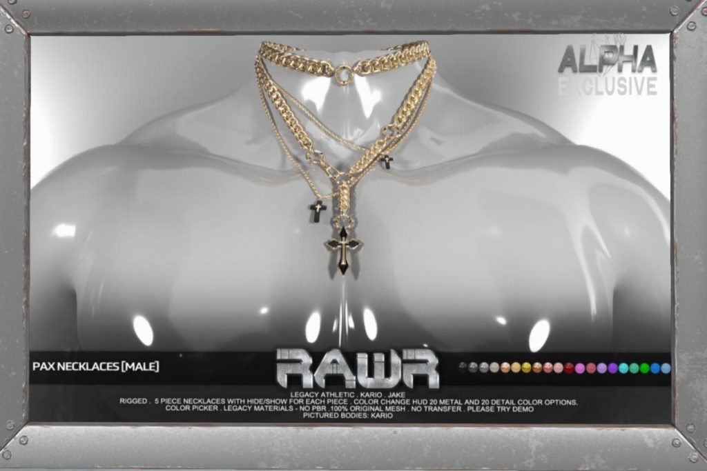 Pax Necklace - Jake/Kario/Legacy, L$315