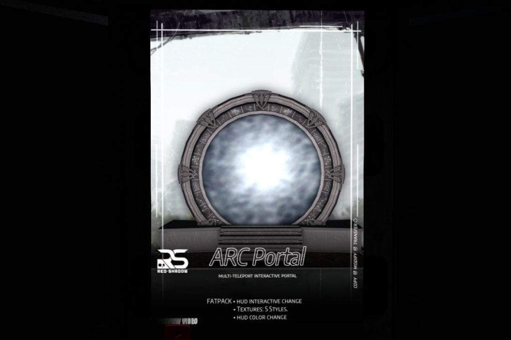 ARC Portal Teleport, L$350 each/L$550 FP