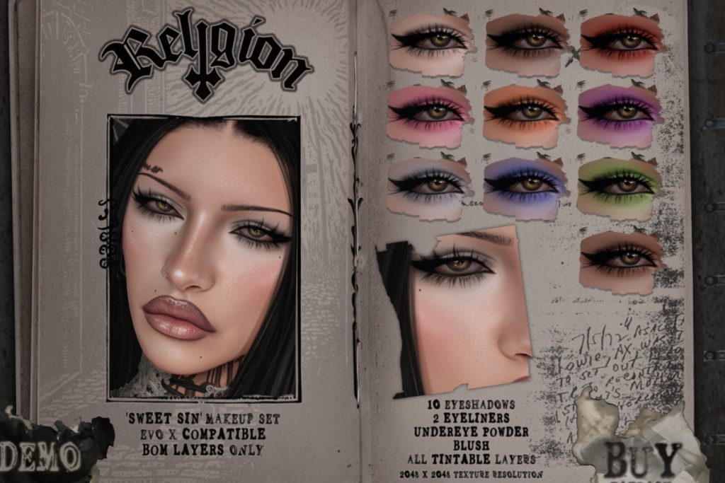 Sweet Sin Makeup - EvoX, L$350