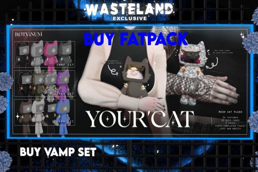 Your Cat Holdable, L$299 each