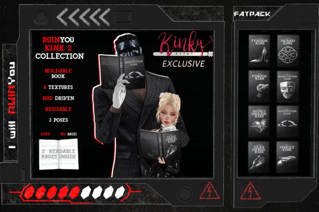 Kink 2 Holdable Book Collection, L$669