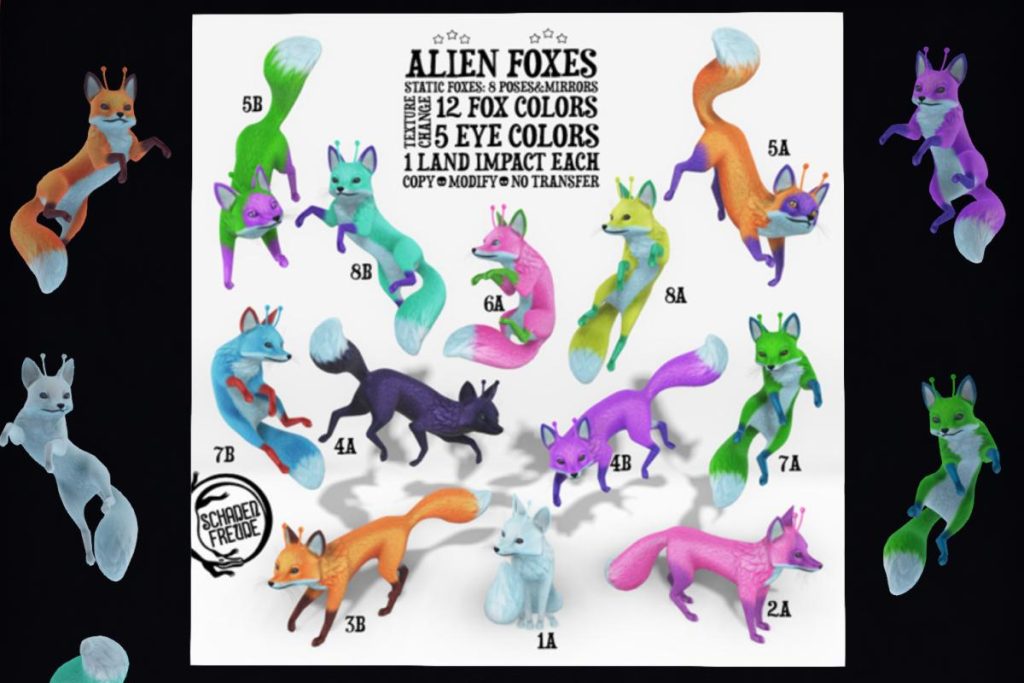 Alien Foxes, L$288