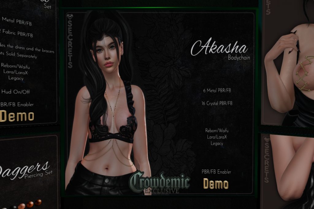 Aksha Bodychain - Legacy/Maitreya/Reborn/+mods, L$429