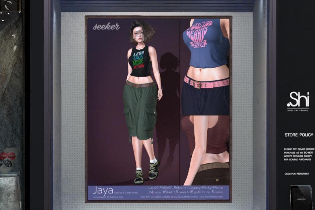 Jaya Outfit - Legacy/MaitreyaX/Reborn/+mods, L$299-L$349 each/L$1399 FP