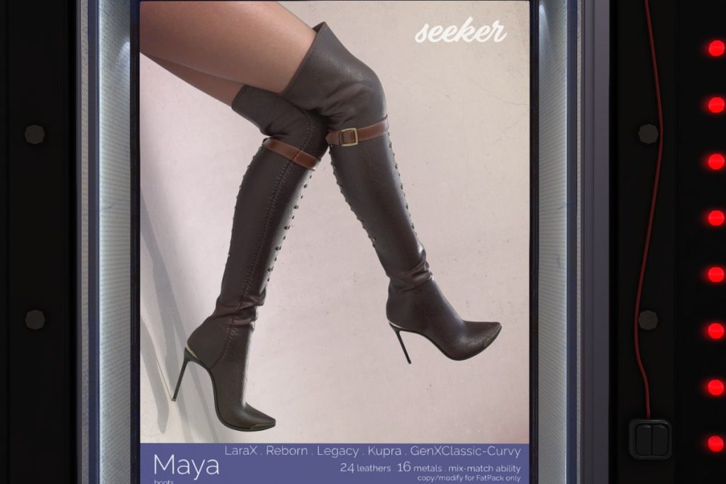 Maya - GenX/Inithium/Legacy/MaitreyaX/Reborn, L$349 each/L$1299 FP