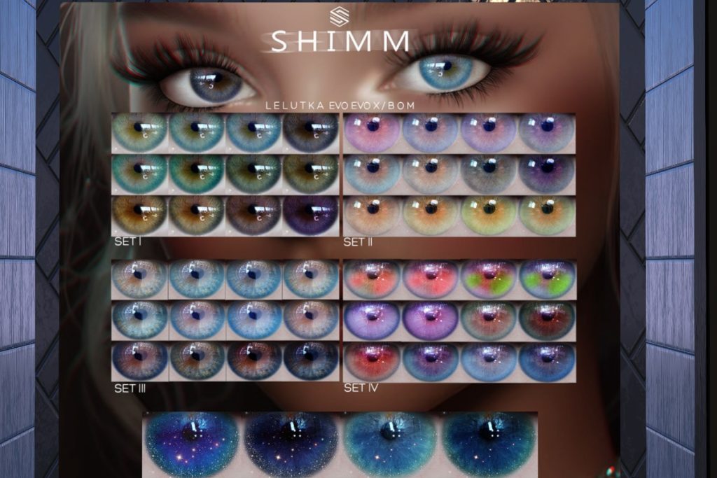 NO CDXXXIV Eyes - BOM/Evo/EvoX, L$288 each/L$1000 FP