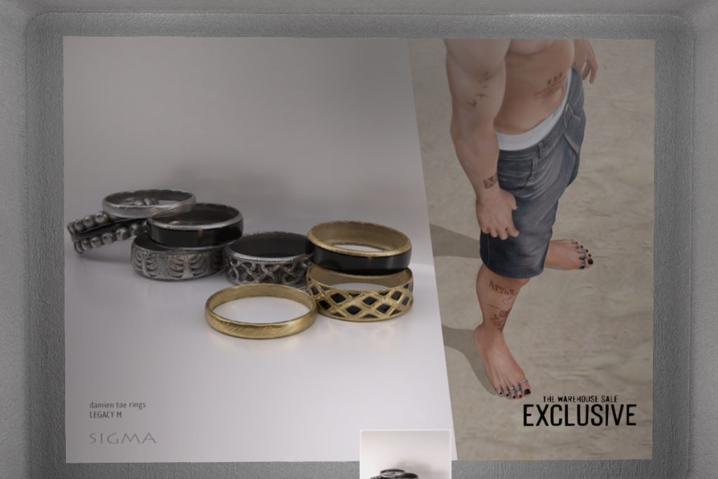 Damien Toe Rings - Legacy, L$288