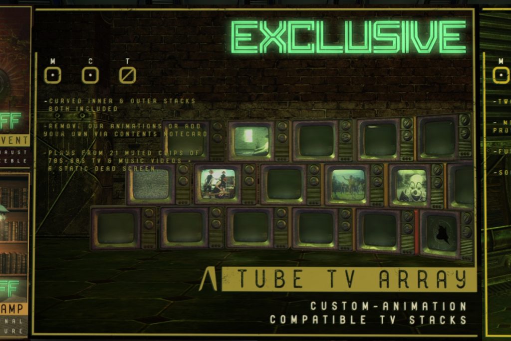 Tube TV Array, L$799