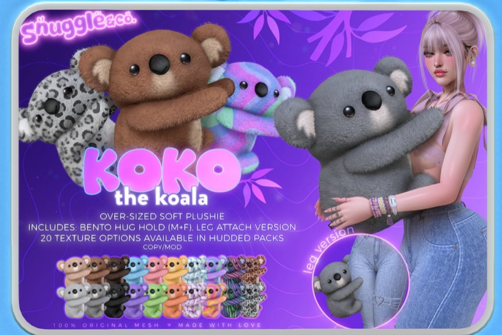 Koko Holdable, L$395 each/L$745 FP
