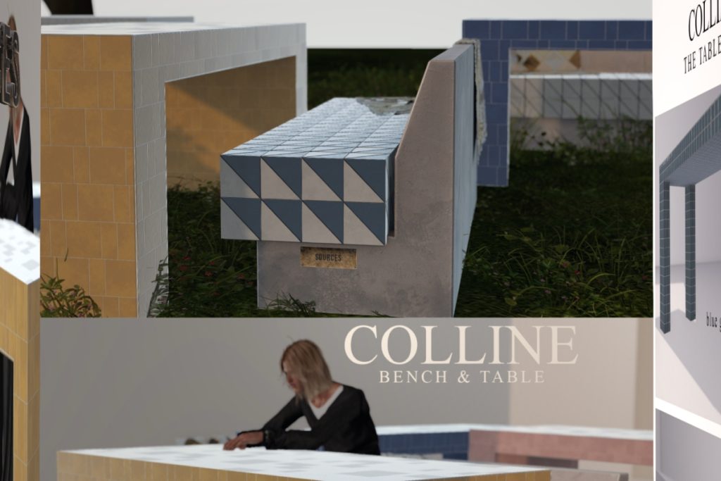 Colline Bench+Table, L$350-L$500 each/L$650-L$800 each FP