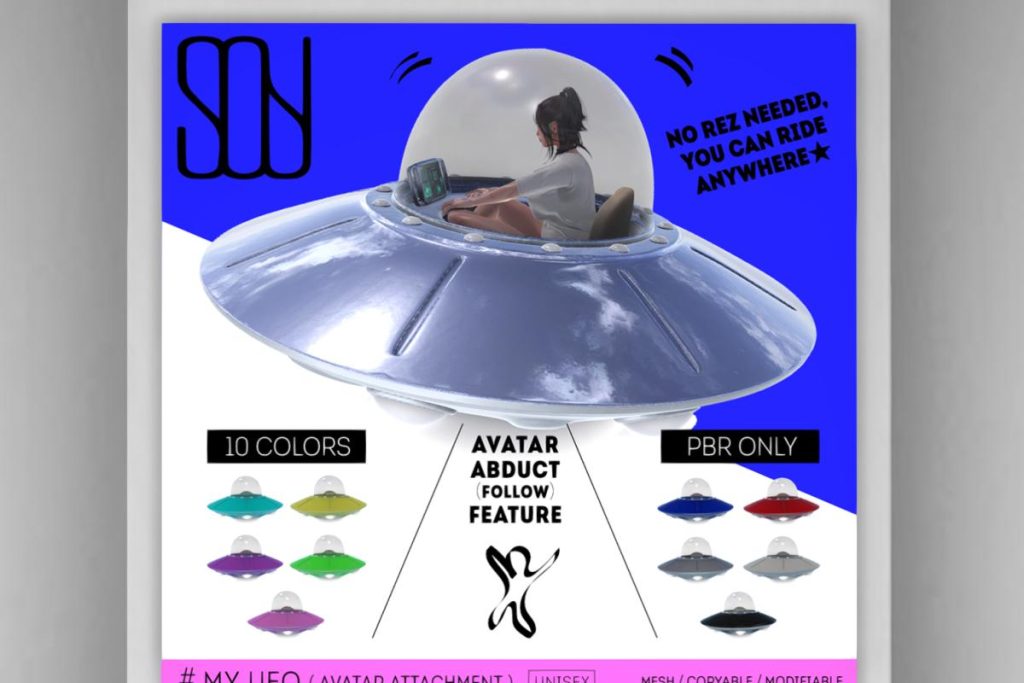 My Ufo Ride Attachment, L$188