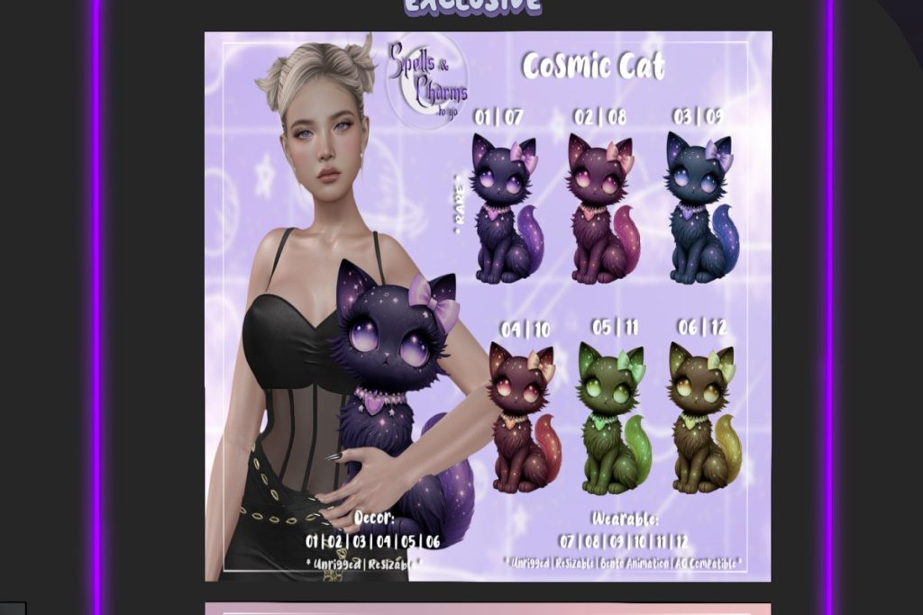 Cosmic Cat, L$75 per pull