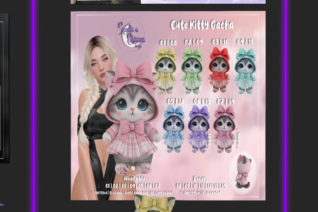 Cute Kitten, L$75 per pull