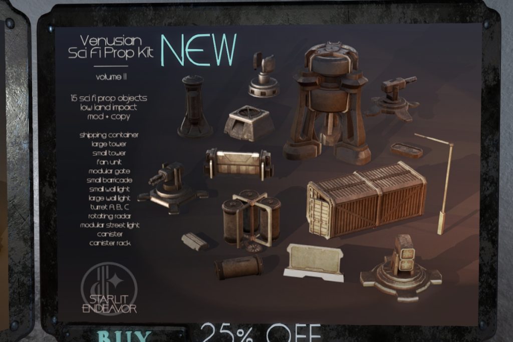 Venusian Sci Fi Prop Kit Pack Vol II, L$1932