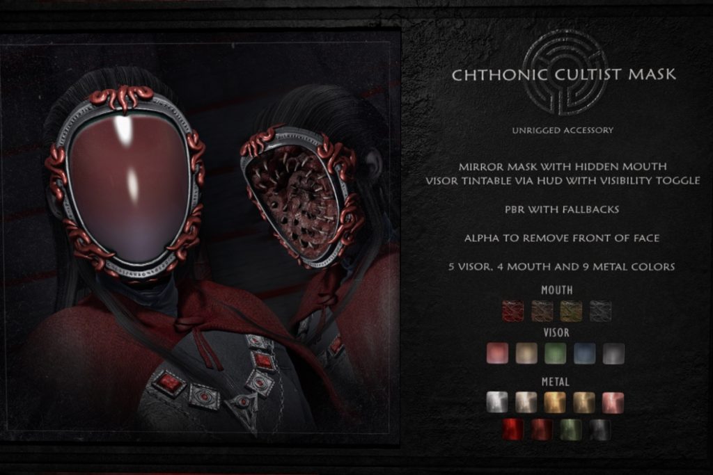Chthonic Cultist Mask, L$266