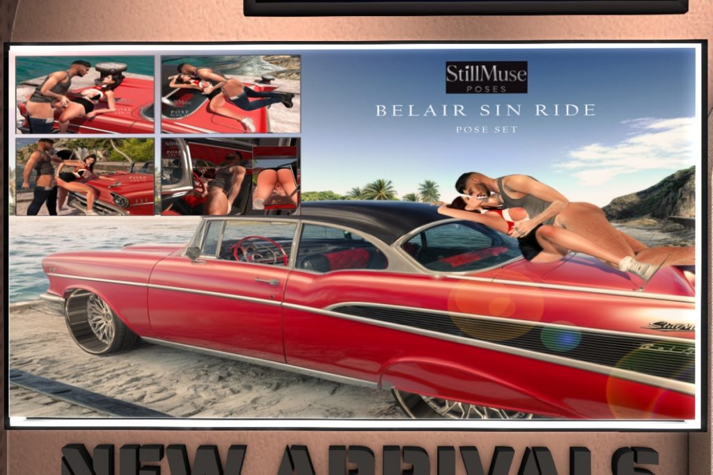Belair Sin Ride Couples Poses, L$299 each/L$999 FP