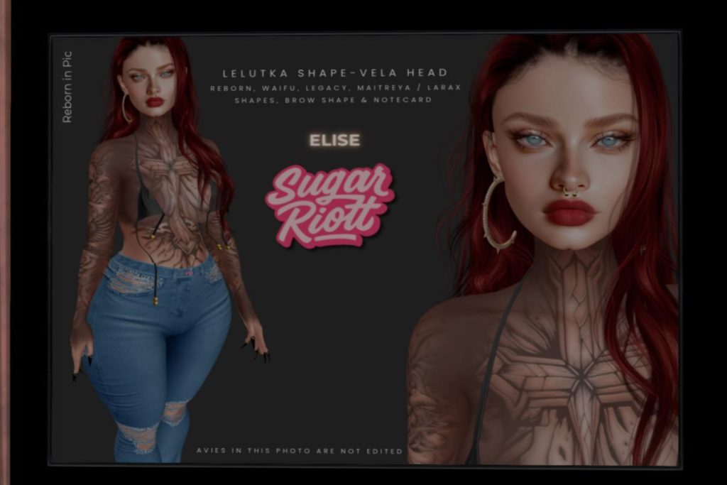 Elisa Shape - Legacy/Maitreya/Reborn/+mods, L$249