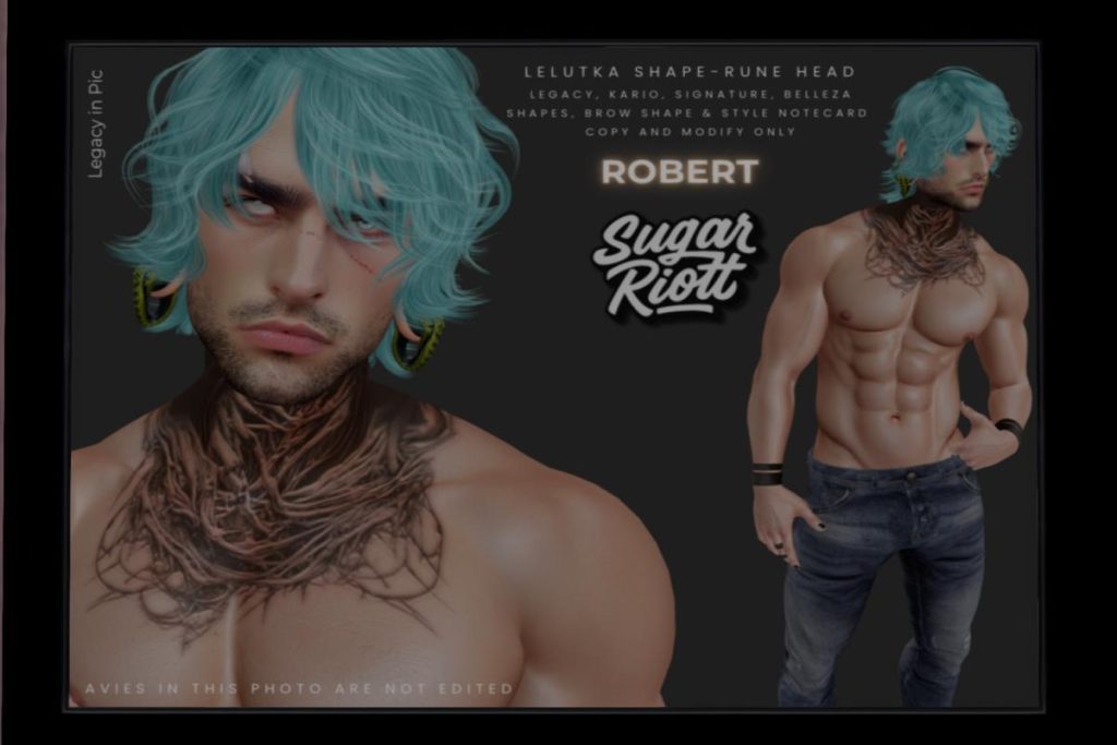 Robert Shape - Evox/Rune/Belleza/Kario/Legacy/Signature, L$249