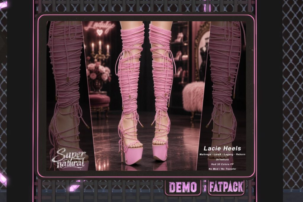 Lacie Heels - Legacy/Maitreya/Reborn/+mods, L$218 each/L$1388 FP