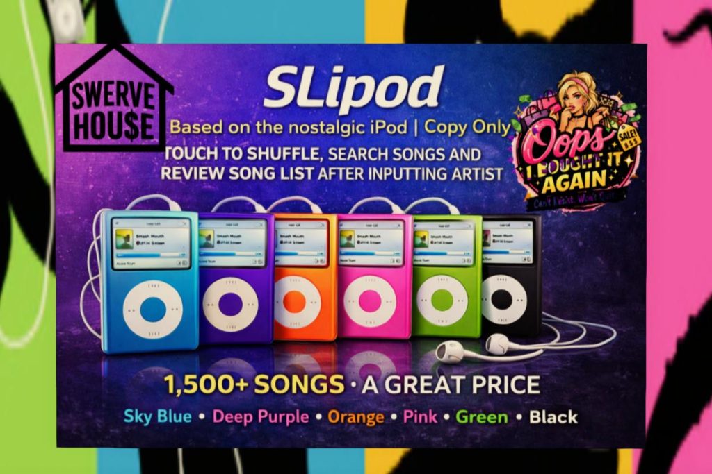 SliPod Based On The Nostalgic Ipod, L$250 each