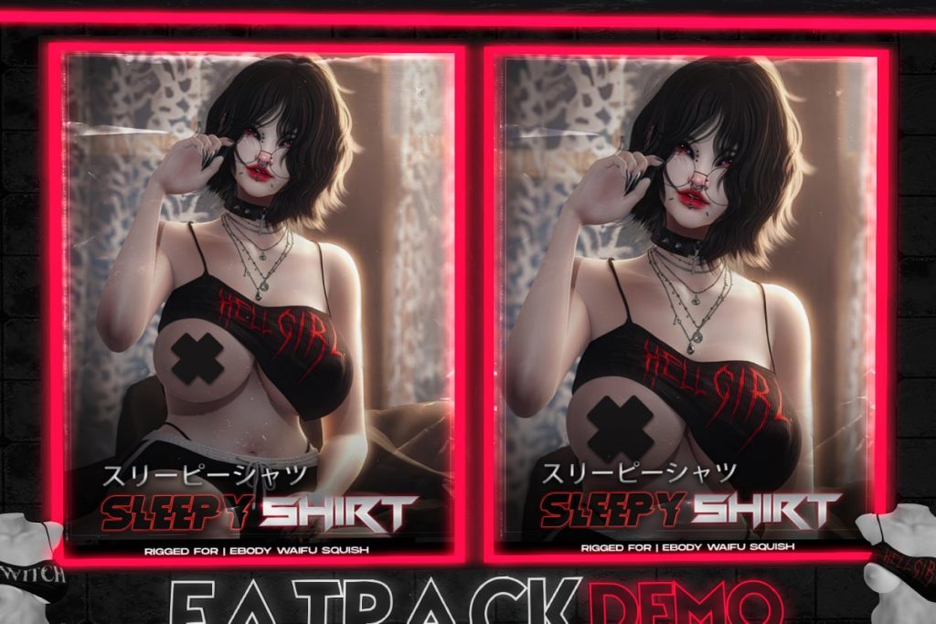 Sleepy Shirt - Reborn Waifu Squish, L$350 each/L$950 FP