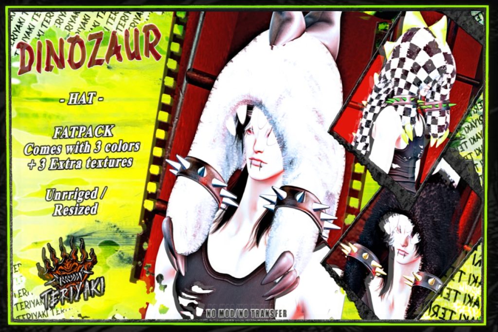 Dinozaur Hat, L$499