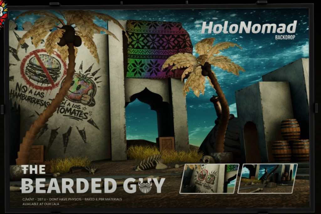 Holo Nomad Backdrop, L$349