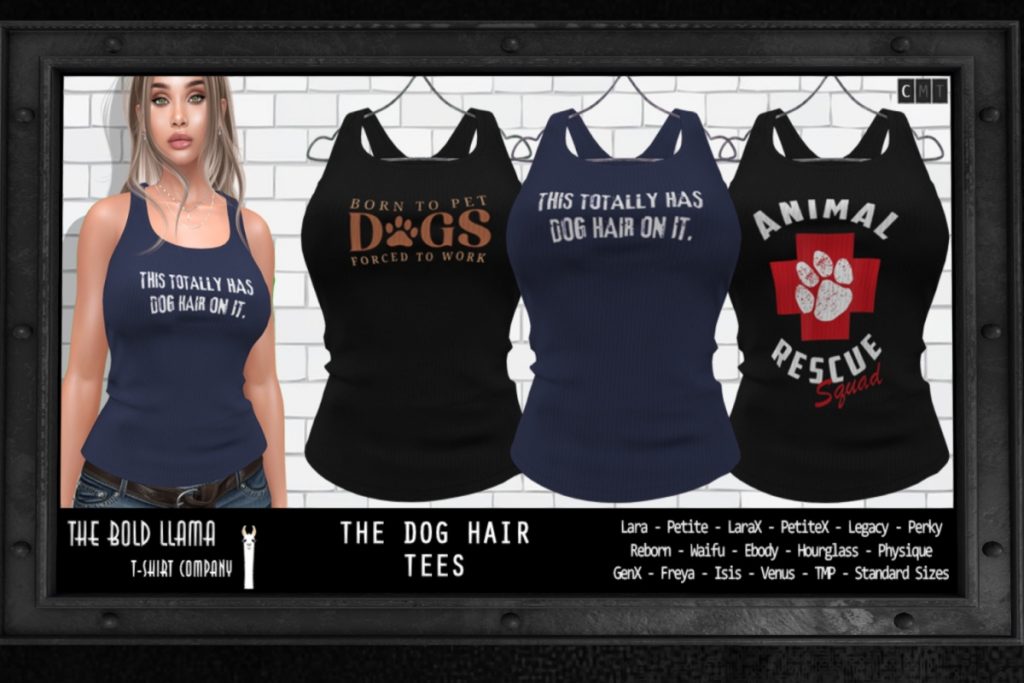 The Dog Hair Tees - See Ad For Fits, L$150