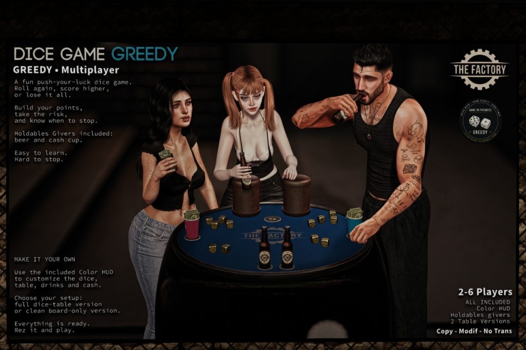 Dice Game Greedy, L$850