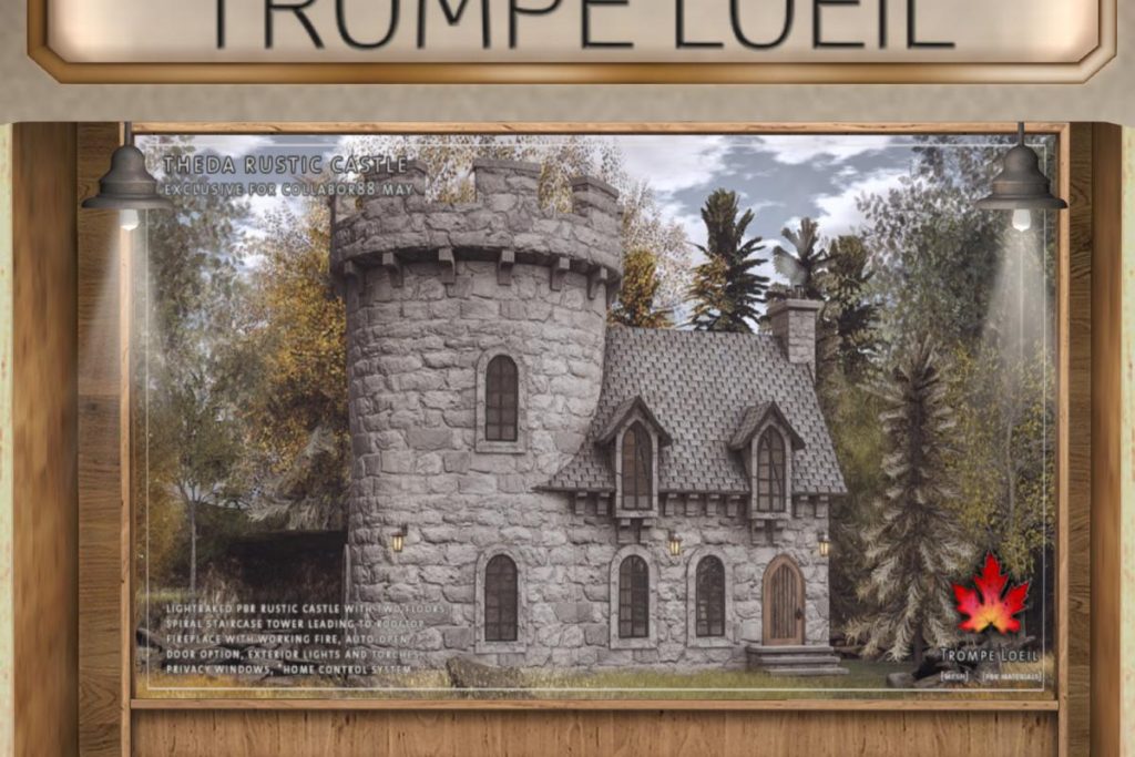 Theda Rustic Castle, L$88