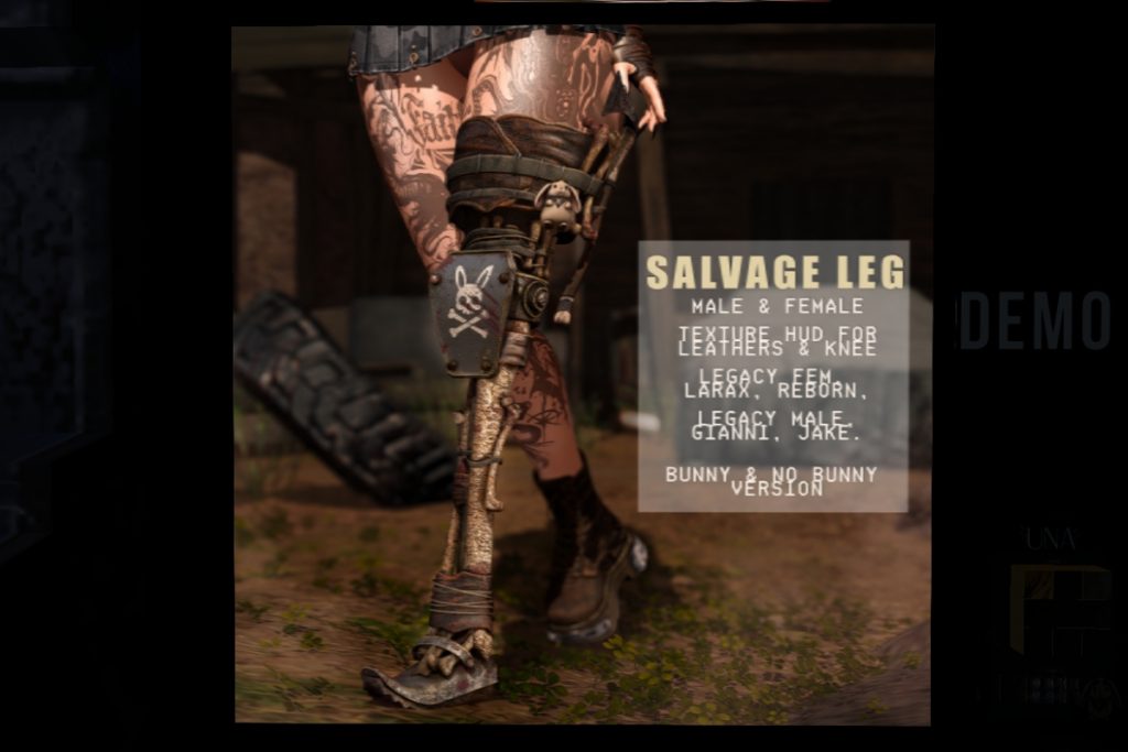 Salvage Leg - Gianni/Jake/Legacy F+M/MaitreyaX/Reborn, L$350
