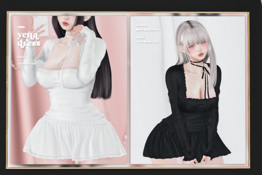 Yena Dress - Legacy/+mods, L$1000 FP
