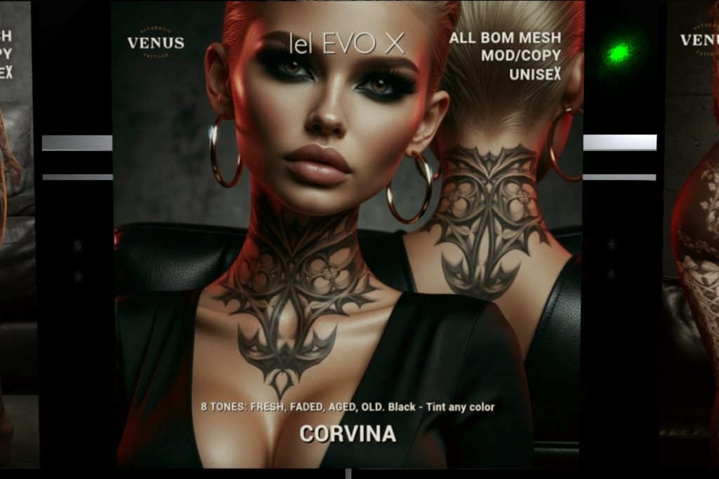 Corvina Tattoo - EvoX, L$300