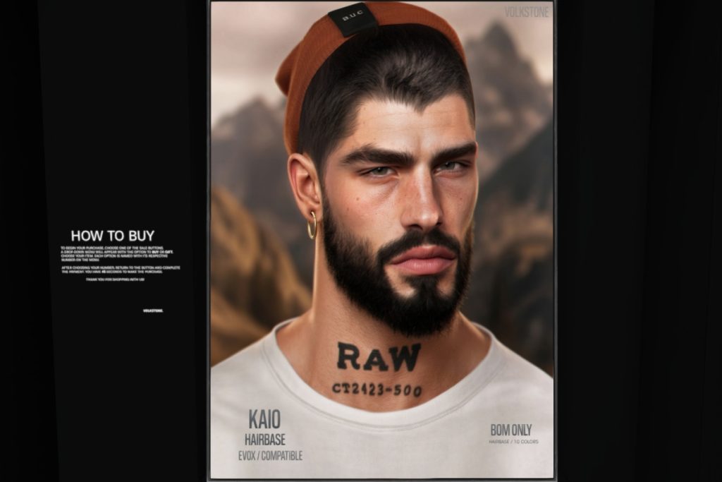 Kaio Hairstyle, L$190 each/L$590 FP