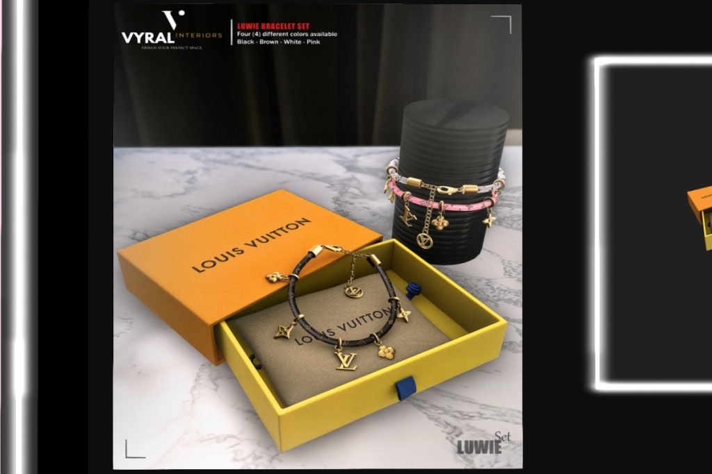 Luwie Bracelet Set, L$250 each/L$700 FP