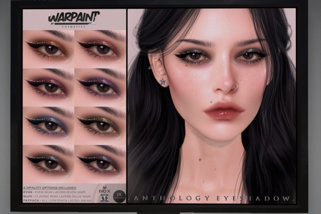 Anthology Eyeshadow - EvoX/SLUV, L$240 each/L$420 FP