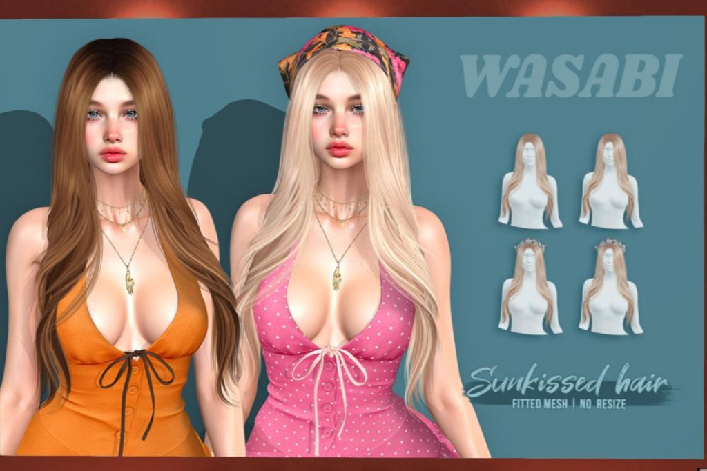 Sunkissed Hair, L$275 each/L$700 FP