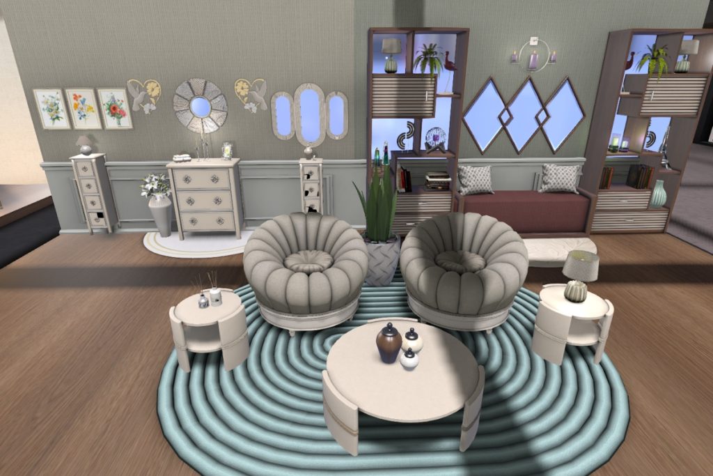 Hone Decor Set 2 &amp; Ashley Wall Unit, L$293-L$383 each