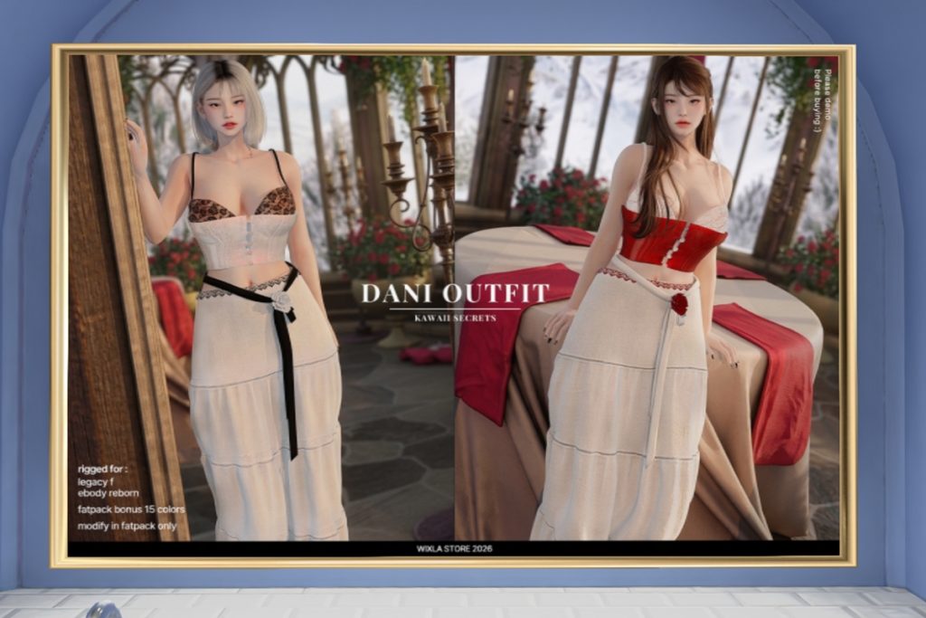 Dani Outfit - Legacy/Reborn, L$299 each/L$1399 FP