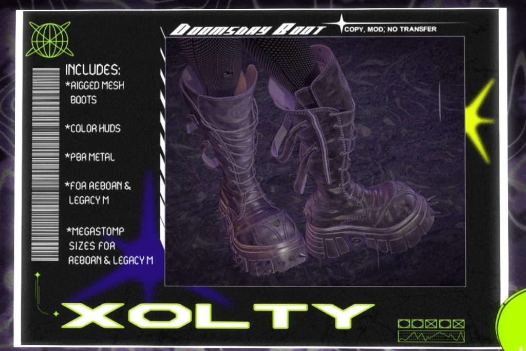 Doomsday Boots - Legacy F+M/Reborn, L$899