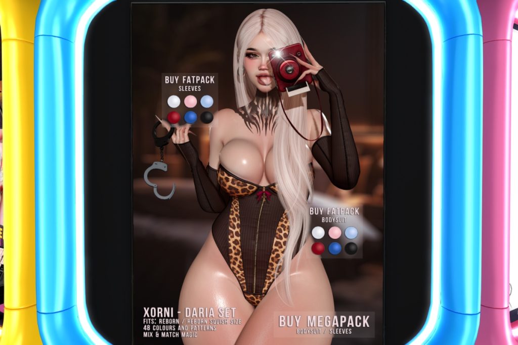 Daria Set - Reborn/+mods, L$175-L$299 each/L$950-L$1750 each FP/L$2200 MP